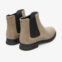 Camper Beige Ankle Boots Womens - Iman Online Ireland | JZVQT5436